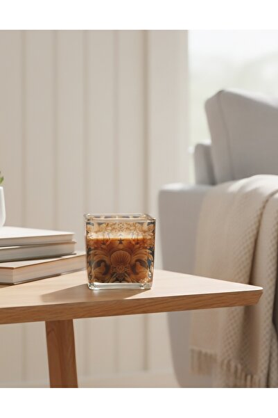 SENZATEMPO DECOR Homelundis, Kare Bardak Artdeco Mumluk