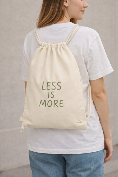 hodie collection Printed Drawstring Raw Cloth Backpack