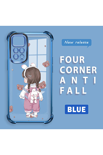 Hontinga حافظة متوافقة مع هاتف Xiaomi Redmi Note 11، حافظة هاتف من السيليكون ...