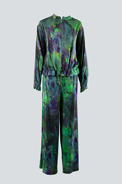 IDYL Logo Detailled Patterned Suit