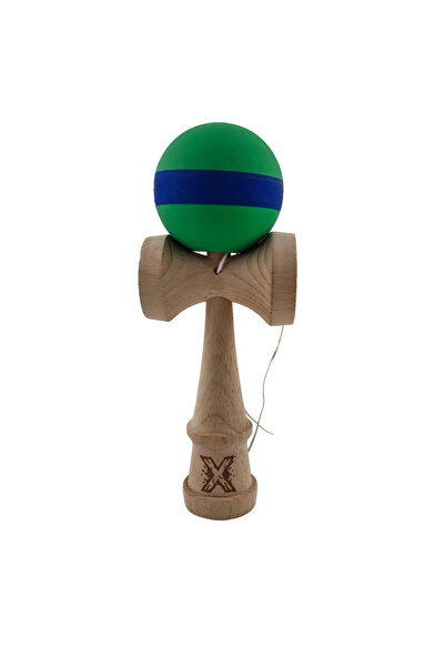 Atlas Kendama X, Professional, HQ, Big Cups V2 Super Sticky, Πράσινο/Μπλε
