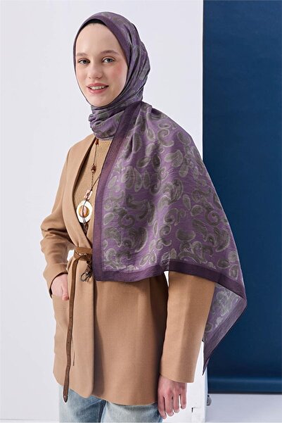 Silk Home Urban Hours Harmony Eflatun Mayda Şal 190*70