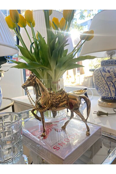 Dekordan House Pirinç At Dekor