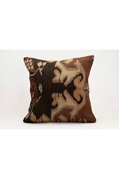 Kilim Whole Sale غطاء وسادة عتيق مصنوع يدويًا من السجاد، صوف، 50×50 سم