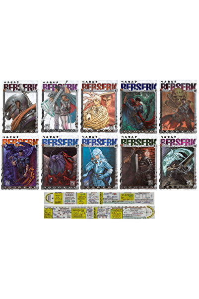 Destek Yayınları Berserk 6-7-8-9-10-11-12-13-14-15. Ciltler Manga Seti + Özel...
