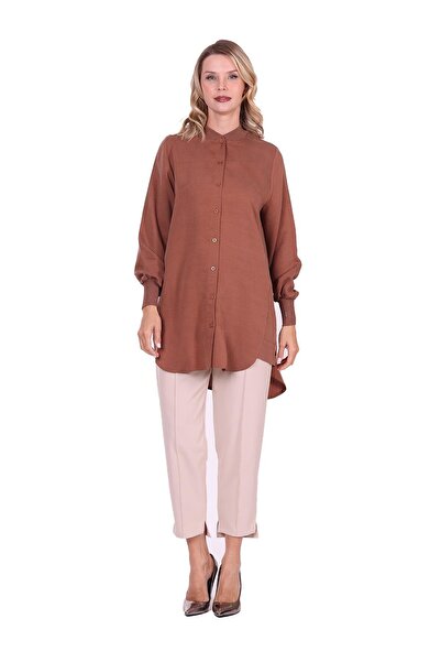 Invee Сорочка Nuvia Tensi КАВОВИЙ