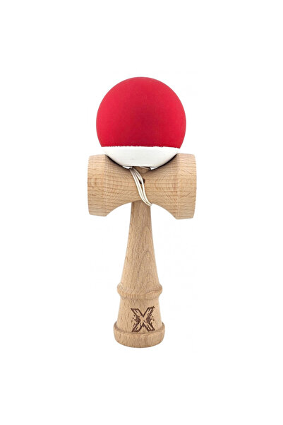 Atlas Kendama X, Profesionala, HQ, Big Cups V2 Super Sticky, Rosu/Alb