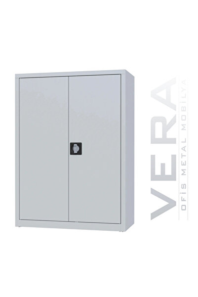 verametal Çelik Dosya Dolabı Metal Dolap Ofis Dolapları Arşiv , Garaj , Bahçe , Kiler , Balkon 80X38X120
