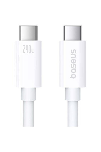 Baseus Superior Series 2 USB4 Full-Function, Incarcare rapida, USB-C la USB-C 240W, 1m, Alb