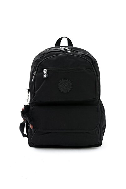 Boutique de Carbon Sanmorris Unisex Water Resistant Fabric Large Size Black S...