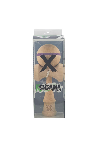 Atlas Kendama X, Profesionala, HQ, Big Cups V2 Super Sticky, Lemn/Linie Mov