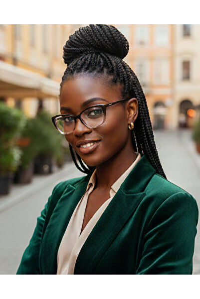 BluePepper DIVA | Mavi Işık Korumalı Ekran Gözlük Unisex Şık kemik Çerçeve Ta...