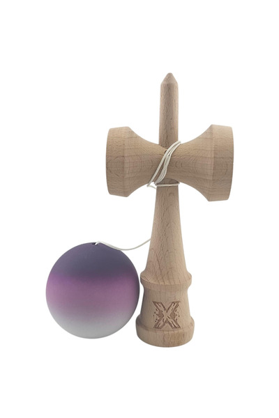 Atlas Kendama X, Profesionala, HQ, Big Cups V2 Super Sticky, Shade mov/Alb