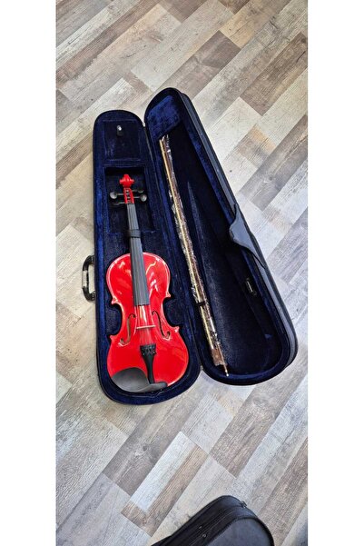 Turkuaz SALERNO KIRMIZI KEMAN MÜZİK ALETİ 4/4 BOY