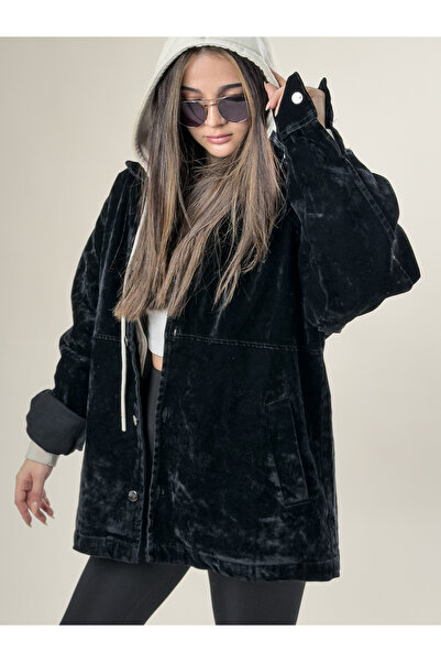 COCOPELLI Women's Black Suede Jacket Coc2627