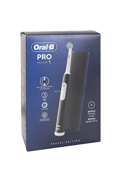 Oral-B Pro 1 Cross Action, 3 programe, Negru