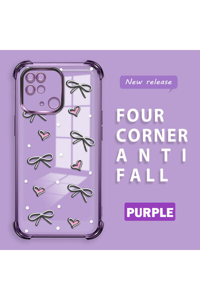 ucuc حافظة حماية من السيليكون الشفاف المتوافقة مع هاتف Xiaomi Redmi 10C بأنما...