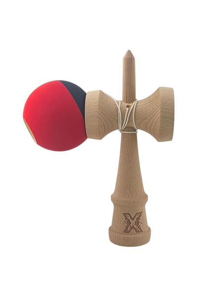 Atlas Kendama X, Professional, HQ, Big Cups V2 Super Sticky, Κόκκινο/Μαύρο