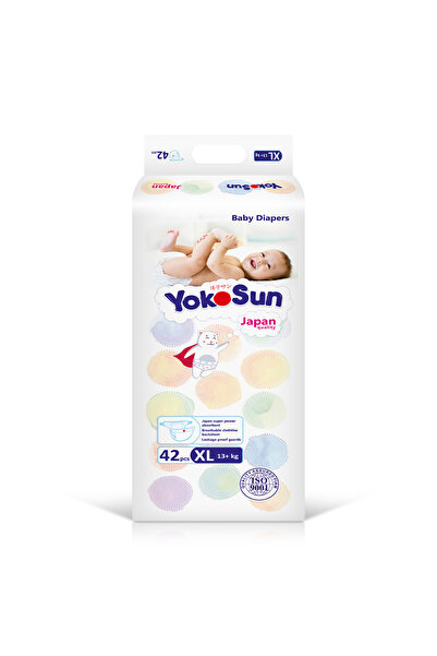 YokoSun Baby Diapers, size 5 / XL (13+ kg) 42 pieces, 1 pack