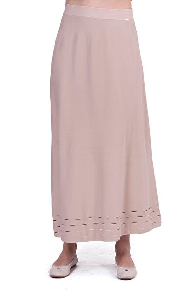 Invee Perforated Knitwear Skirt Fondoten