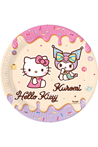 Procos Set 8 farfurii Hello Kitty- Kuromi 23 cm