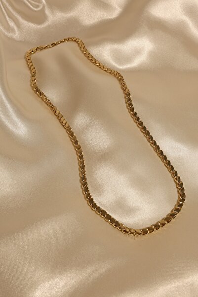 XUPING JEWELRY 14K Altın Kaplama Xuping Arpa Zincir Kolye – Şık ve Dayanıklı