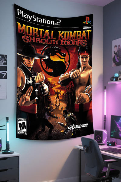 RUGRUMBA غطاء جداري للاعبين، بلايستيشن إكس بوكس ​​– موضوع الألعاب، قماش عالي الجودة، سجادة جدارية