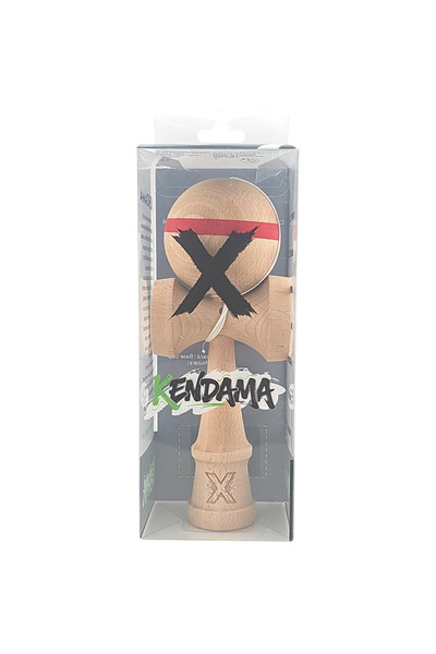 Atlas Kendama X, Profesionala, HQ, Big Cups V2 Super Sticky, Lemn/Linie rosie