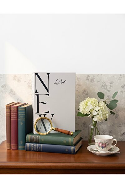 CHEMDLE Dekoratif Kitap Kutu| Rustik & Minimal Dergi Görünümlü Tasarım