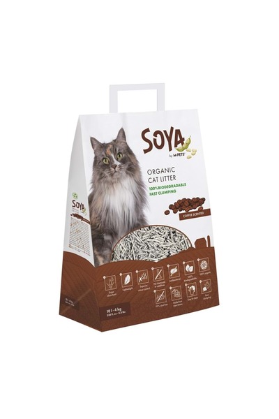 M-PETS SOYA ORGANİK COFFEE KEDİ KUMU 10L