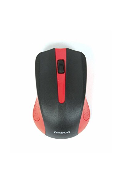 Omega OM-05R Wired Optical Mouse - 1000 DPI, USB, Red/Black