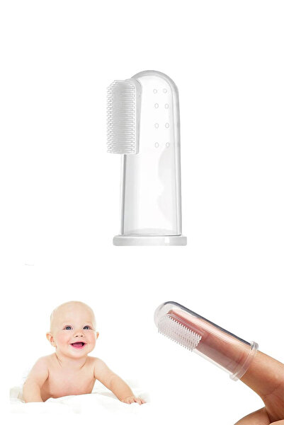 Vagator Parmak Diş Kaşıyıcı Silikon Bebek Diş Eti Damak Kaşıma Dil Temizleyic...