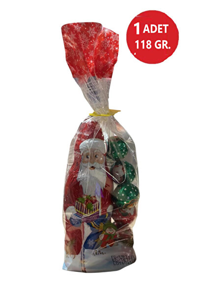 HOŞGARDENS Noel Baba Yılbaşı Özel Çikolata Figür Şeklinde Büyük Boy 118 GR 1 ADET