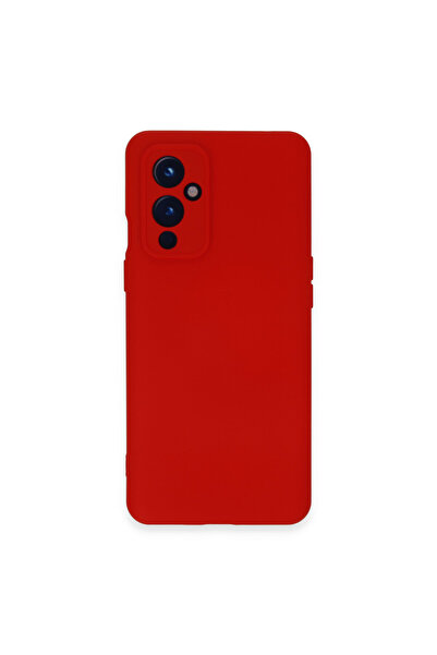 NewFace One Plus 9 Case Nano Velvet Silicone - Red