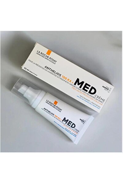 Mad کرم ضد آفتاب و ترمیم کننده بی رنگ med لاروشه پوزای 50 میل های کپی