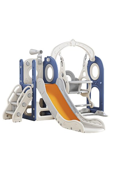 Nichiduta Garden Blue/white children's play area, indoor/outdoor, musical swing with ma