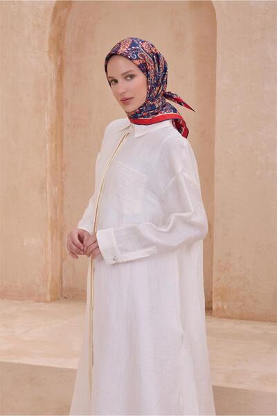 Belli Eșarfă din mătase pură Beli 4101D (TWILL)-36