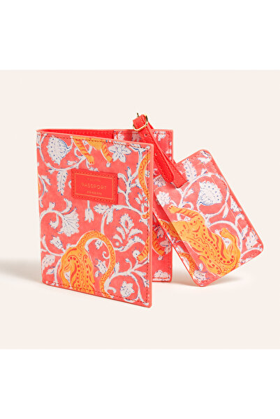 Zsa Zsa Zsu Meılın Pvc Seyahat Seti 21x16.5x2.5 Cm Turuncu