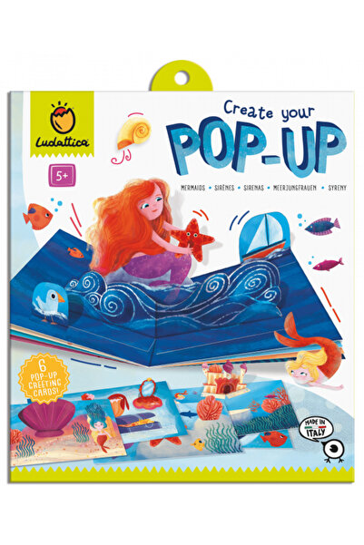 ludattica Creative Game: Create Your First Pop-Up Book: Mermaids