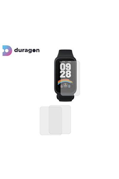 Duragon Set 3X Folie silicon Duragon, compatibila cu Xiaomi Smart Band 9 Active protectie ecran, antisoc