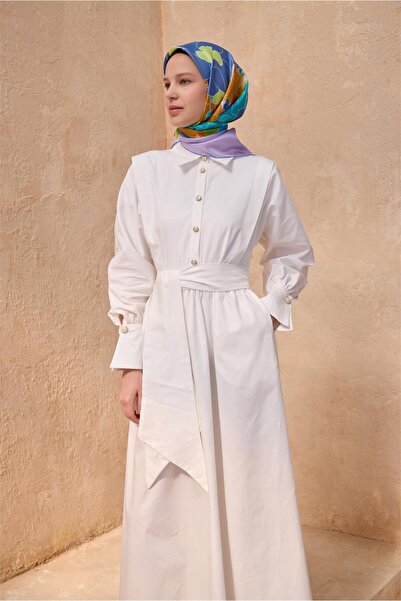 Belli Eșarfă de mătase cu model floral 4127D TWILL