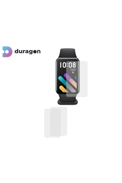 Duragon Set 3X Folie silicon Duragon, compatibila cu Honor Band 7 protectie ecran, antisoc