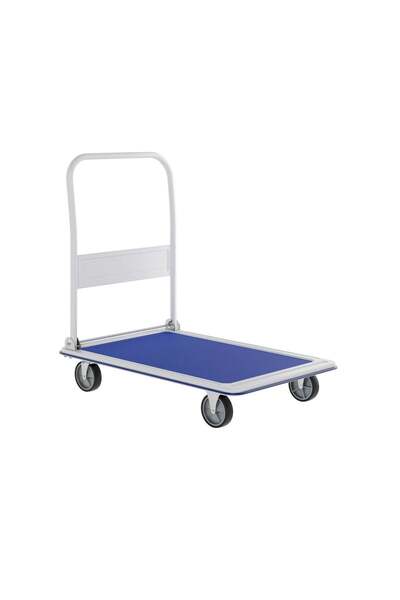 Egardenkart عربة نقل منصة - عربة شديدة التحمل مزودة بمنصة معدنية مانعة للانزل...