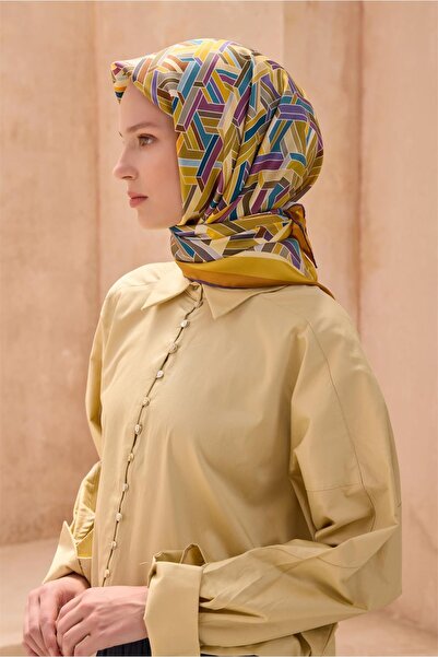 Belli ΜΕΤΑΞΩΤΟ ΦΟΥΛΑΡΙ ΜΕ ΓΕΩΜΕΤΡΙΚΟ ΣΧΕΔΙΟ 4119D TWILL