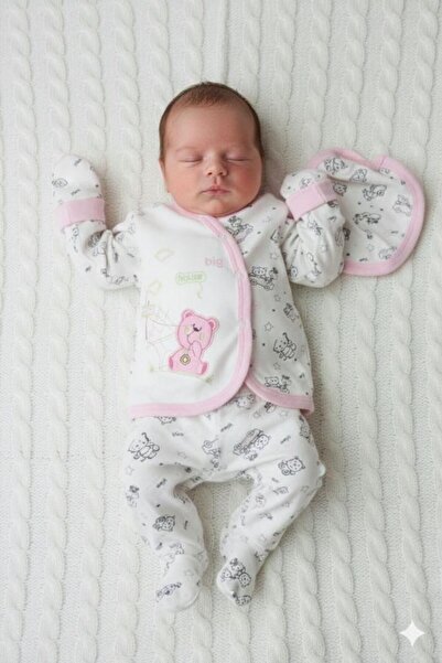 etrofil baby can طقم مواليد جديد مكون من 4 قطع