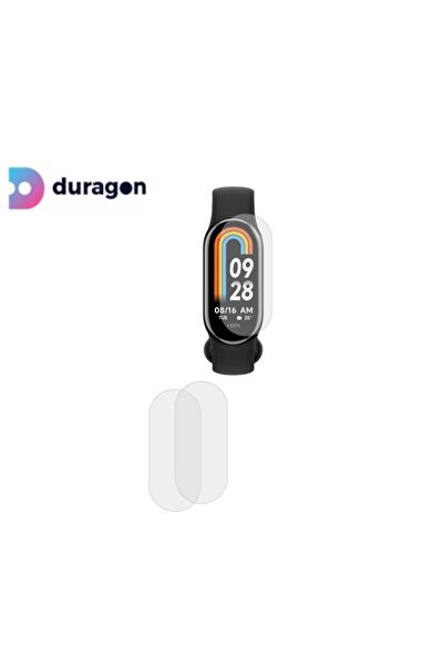 Duragon Set 3X Folie silicon Duragon, compatibila cu Xiaomi Smart Band 8 protectie ecran, antisoc