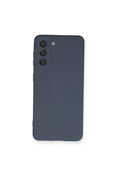 NewFace حافظة سامسونج جالاكسي S21 مصنوعة من السيليكون المخملي الداخلي - رمادي