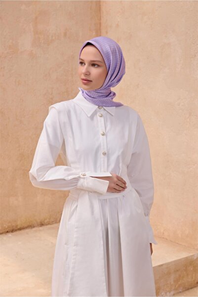 Belli Eșarfă de mătase cu model clasic 4104D TWILL