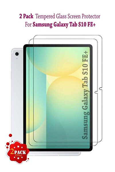 Generic عبوة من قطعتين من واقي الشاشة الزجاجي المقوى لجهاز سامسونج جالاكسي تا...