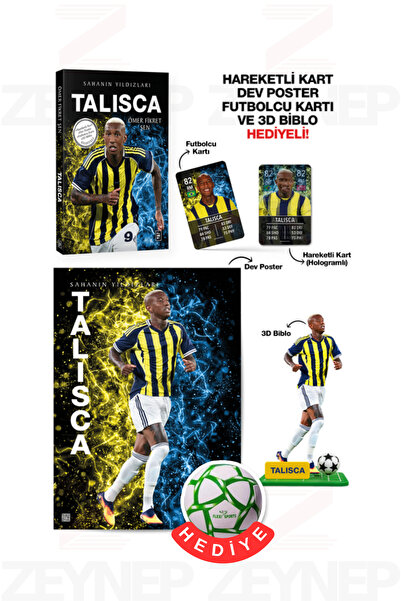 Parodi Yayınları Sahanın Yıldızları Talisca (Poster Kart Biblo ve Futbol Topu Hediye)
